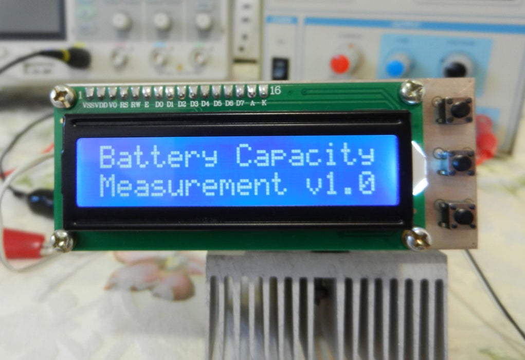 Battery (Lithium, NiMH, NiCd) Capacity Tester Using Arduino