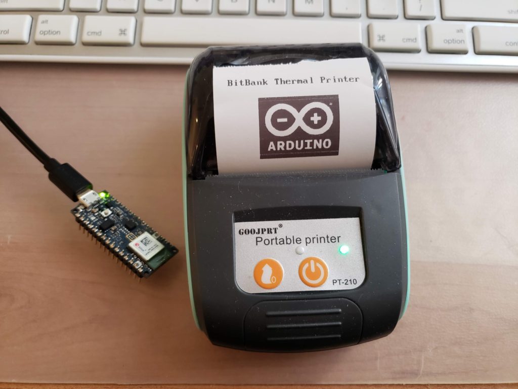 Arduino library to draw text and graphics on BLE Thermal Printers