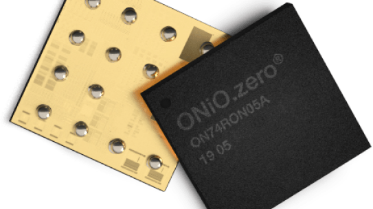 ONiO.zero microcontroller runs without a battery