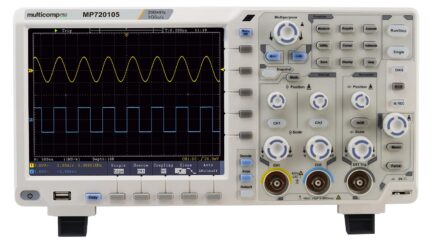 MP720105 – Digital Oscilloscope, 2+1 Channel, 200 MHz, 1 GSPS, 40 Mpts for £388.00