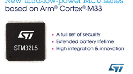 STMicroelectronics STM32L5 series of ultra-low-power MCUs