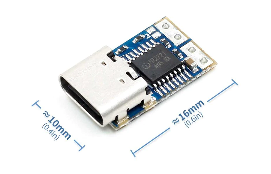 USB-C PD module provides 9V-12V-15V-20V and sells for 1