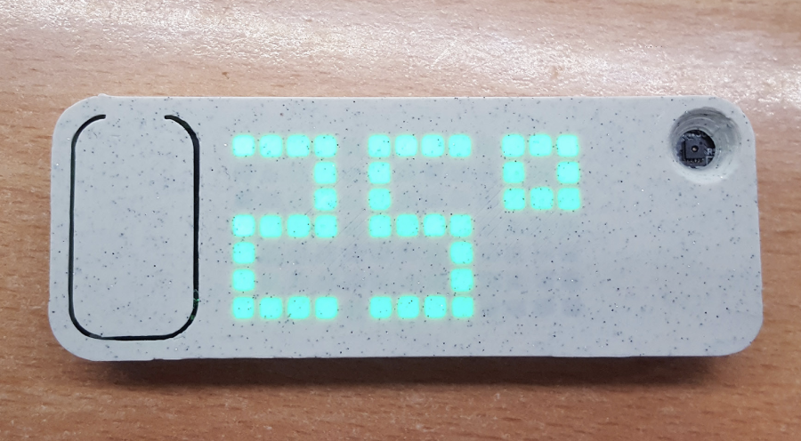 adafruit-Bluetooth eInk Display Clock with Temperature Humidity Sensor