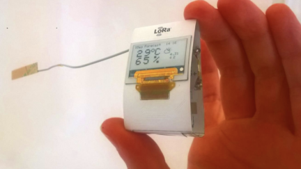 Meet LoraPaper, A Weather Station That Runs On No Batteries!