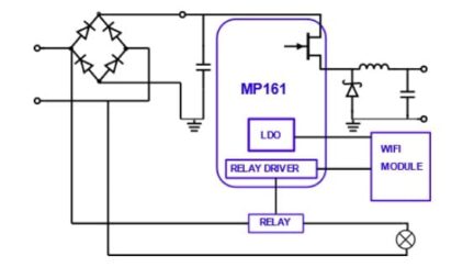 Smart Plug Reference Design – MP161 Non-Isolated Buck Regulator with ESP8266