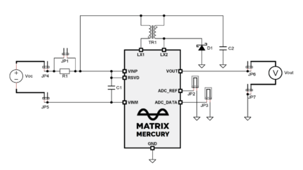 Mercury DC/DC Boost Converters harvest energy from TEGs