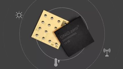 ONiO.zero RISC-V Microcontroller Functions On Harvested Energy
