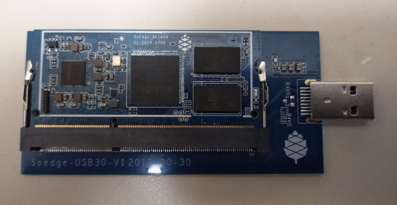 Pine64 SOEdge AI Module Delivers 3.0 TOPS using Rockchip RK1808 SoC