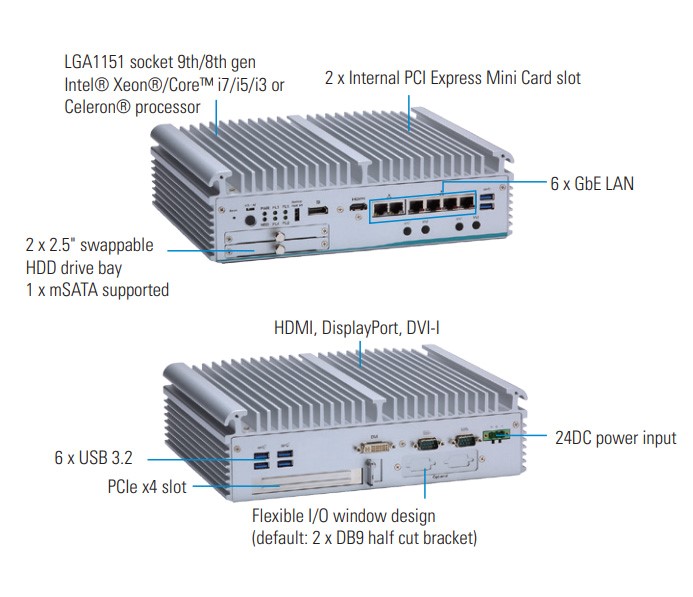 Axiomtek’s eBOX710-521-FL – A Workstation-grade Fanless Embedded System for Edge Computing