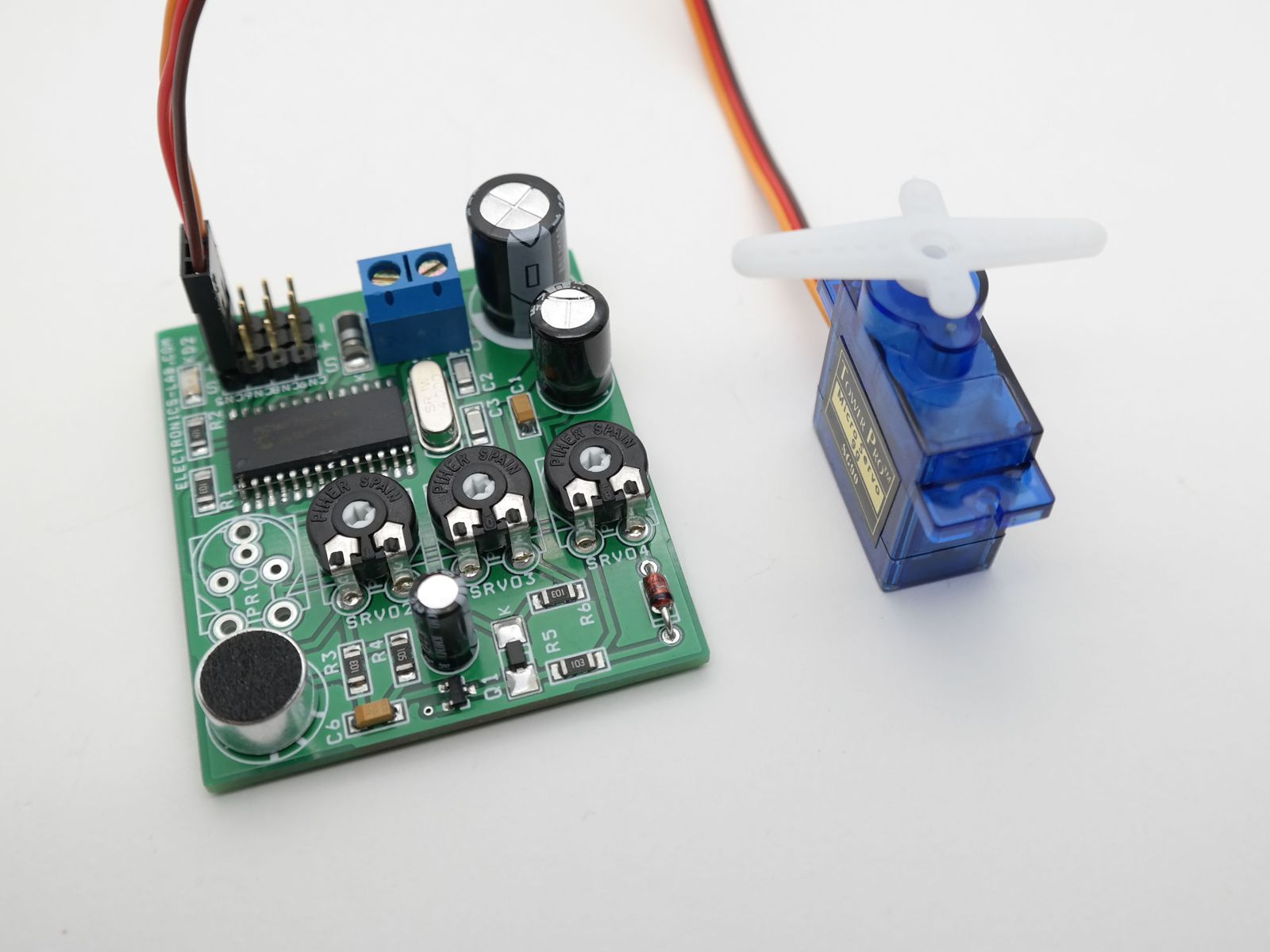 Sound to RC Servo Driver