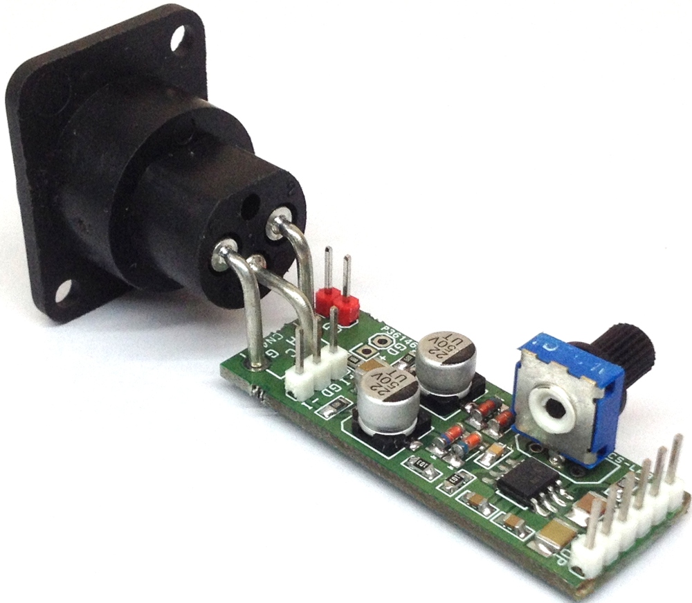 Phantom Powered Microphone Pre-Amplifier using SSM2019