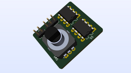 MCP4141 based digital potentiometer