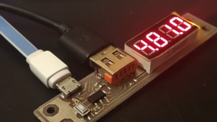 Self-Calibrating USB Voltage/Current Meter