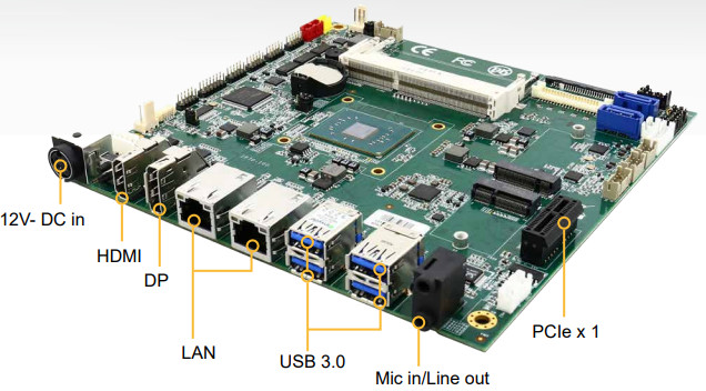 Winmate IP70 is a  Mini-ITX board equipped with Apollo Lake Pentium