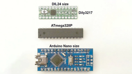 Already Compact Arduino Nano Scaled-Down Into a Breadboard Friendly Chip