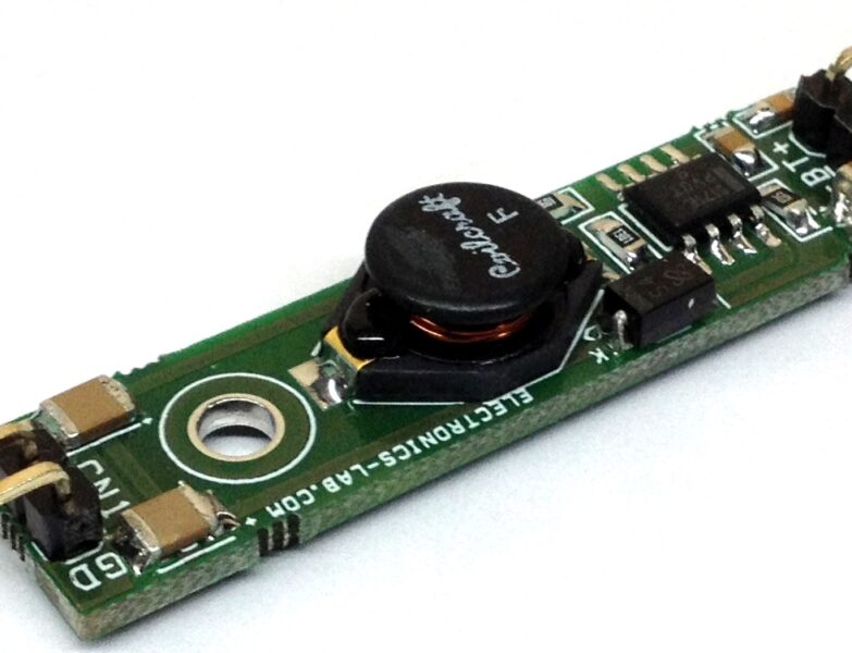 Single 18650 LiPo Battery to 5V Boost Converter