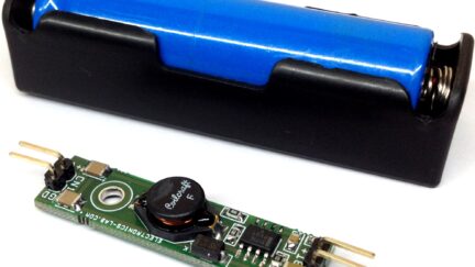 Single 18650 LiPo Battery to 5V Boost Converter