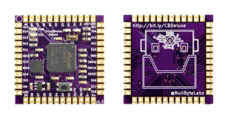 CircuitBrains Deluxe is a Tiny, CircuitPython-compatible Module