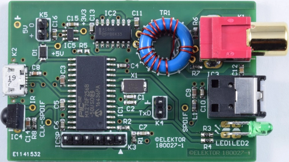 Elektor Article: USB-SPDIF Interface