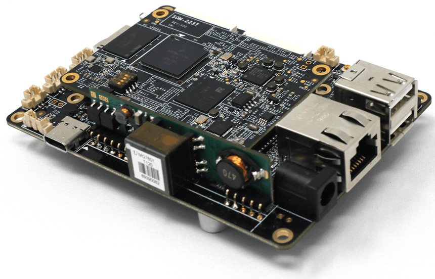EMB-2237-AI – Pico-ITX POE Edge AI Embedded Board with NXP i.MX8M Mini ARM Processor