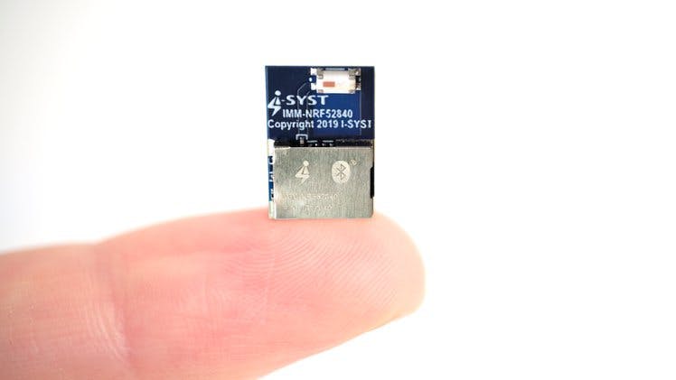 The new BLYST840 packs a surprising amount of IoT hardware into its tiny, fingertip size