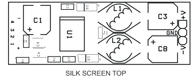 USB (5V) to Dual Output +/-15V or +/-12V Step-Up DC-DC Converter