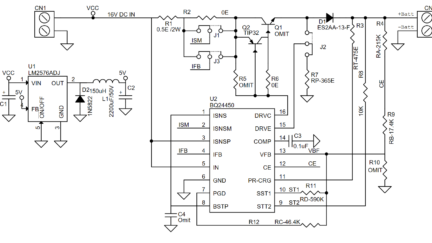 12V SLA Lead Acid Battery Charger Using BQ24450