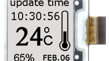 Aurora Mb E-Paper is an intelligent monochrome e-paper display
