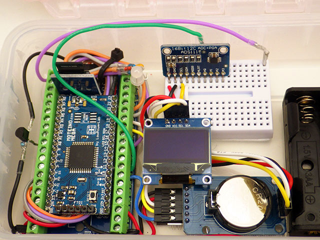 Building an ATmega 1284p based data logger