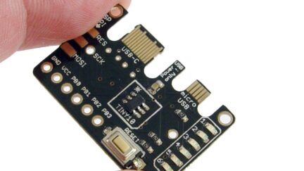 ATtiny10 Development Board with USB-C and Micro USB