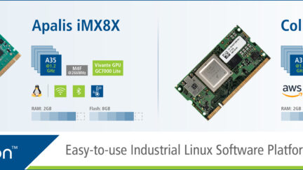 Toradex i.MX 8X-based System on Modules gain AWS certification and support for Torizon embedded Linux