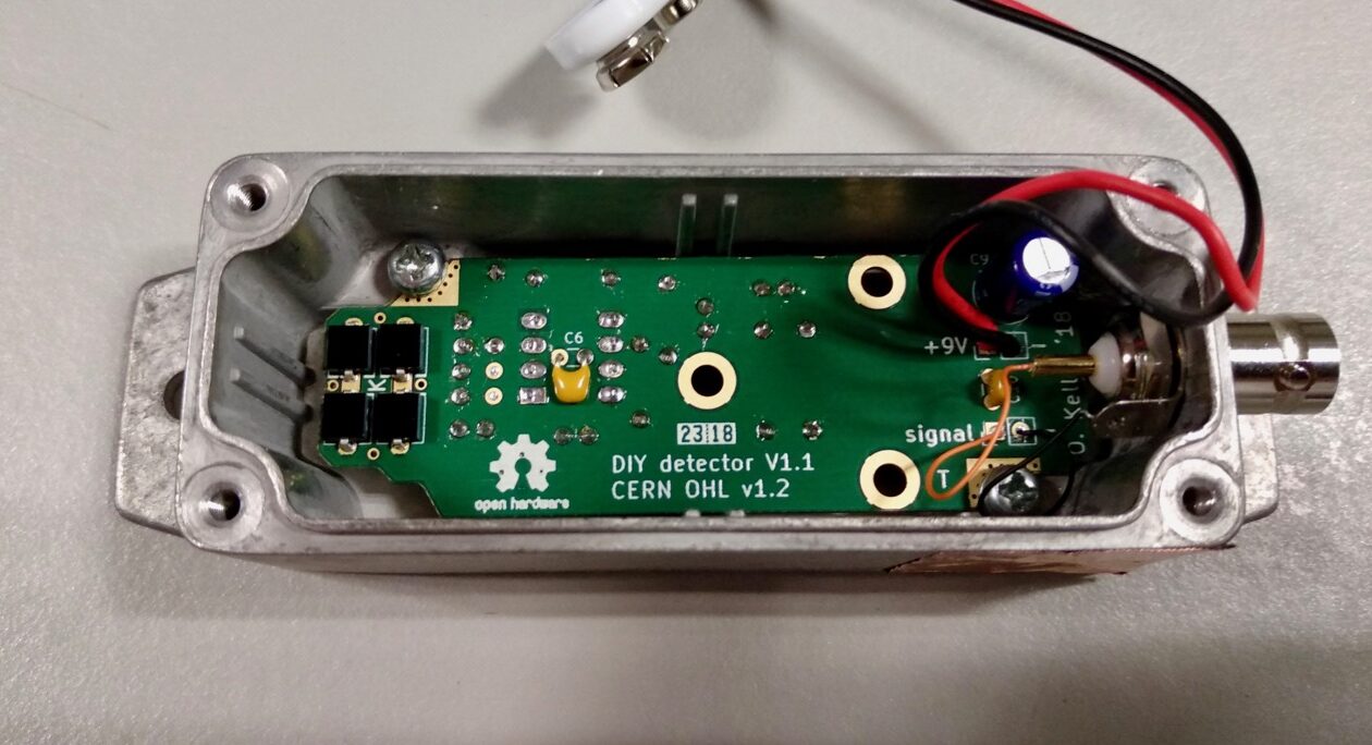 DIY Silicon Photodiode Particle Detector directly from CERN