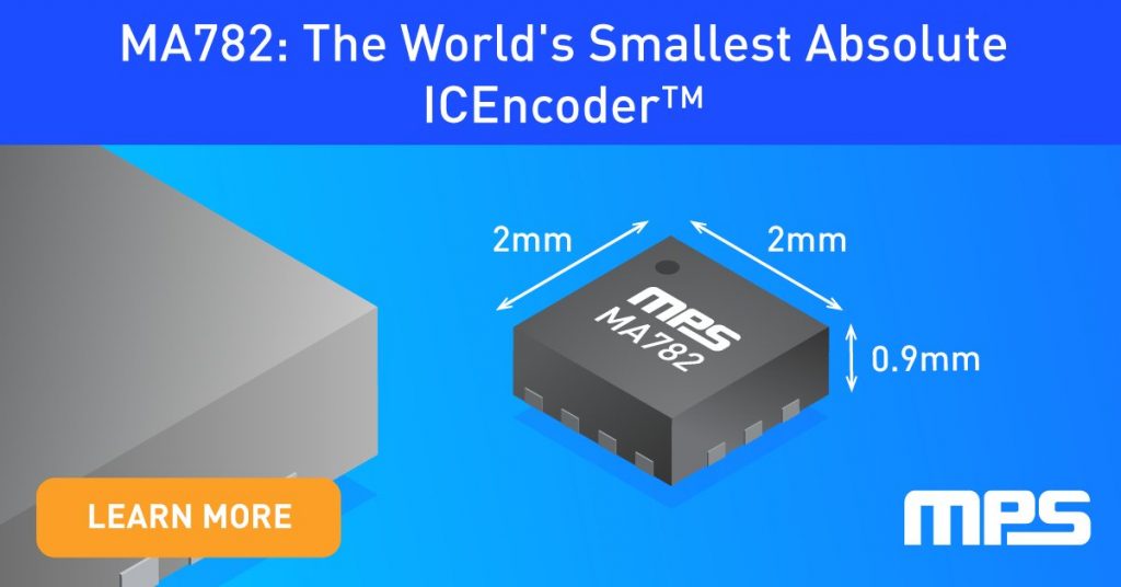 MA782 is a low power angle sensor with SPI output