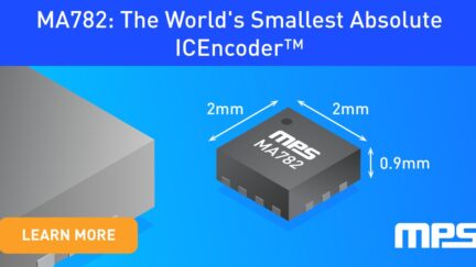 MA782 is a low power angle sensor with SPI output