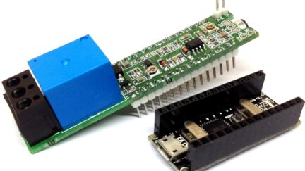Sound Sensor with onboard Relay Arduino Nano Shield
