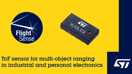 STMicroelectronics Expands Portfolio of FlightSense ToF Ranging Sensors