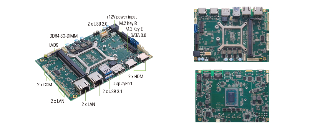 Axiomtek’s Quad-View 3.5” Embedded Board with AMD Ryzen™ Embedded V1807B/V1605B Processor – CAPA13R
