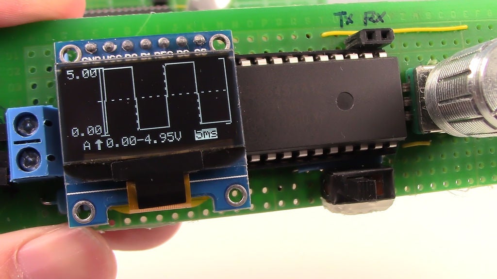 A Simple Miniature Digital Storage Oscilloscope powered by an STC MCU
