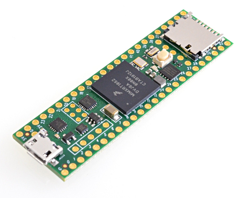 Teensy 4.1 is the first Microcontroller Board to come with 100Mbit Ethernet coupled with 600MHz 32- bit microprocessor