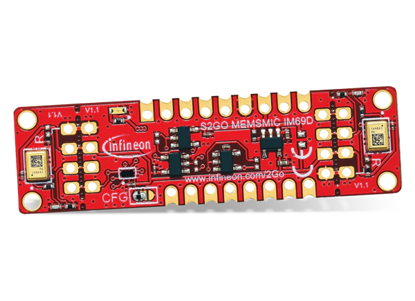 Infineon Technologies S2GO MEMSMIC IM69D Shield2Go Board Infineon Technologies S2GO MEMSMIC IM69D Shield2Go Board