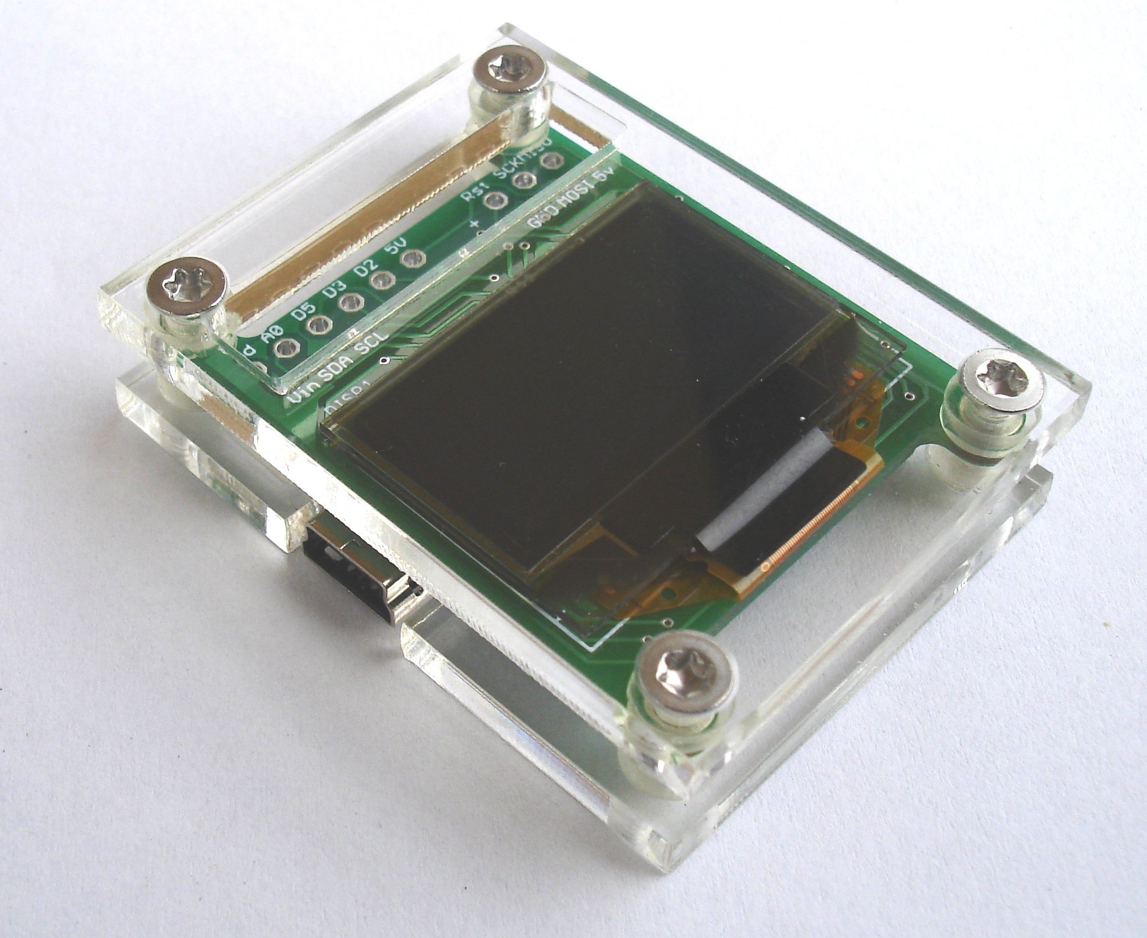 A new ATMega328p board with onboard OLED Display A new ATMega328p board with onboard OLED Display