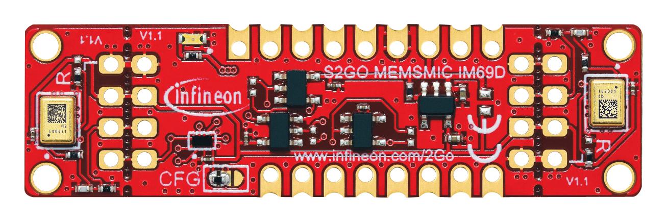 Infineon Technologies S2GO MEMSMIC IM69D Shield2Go Board