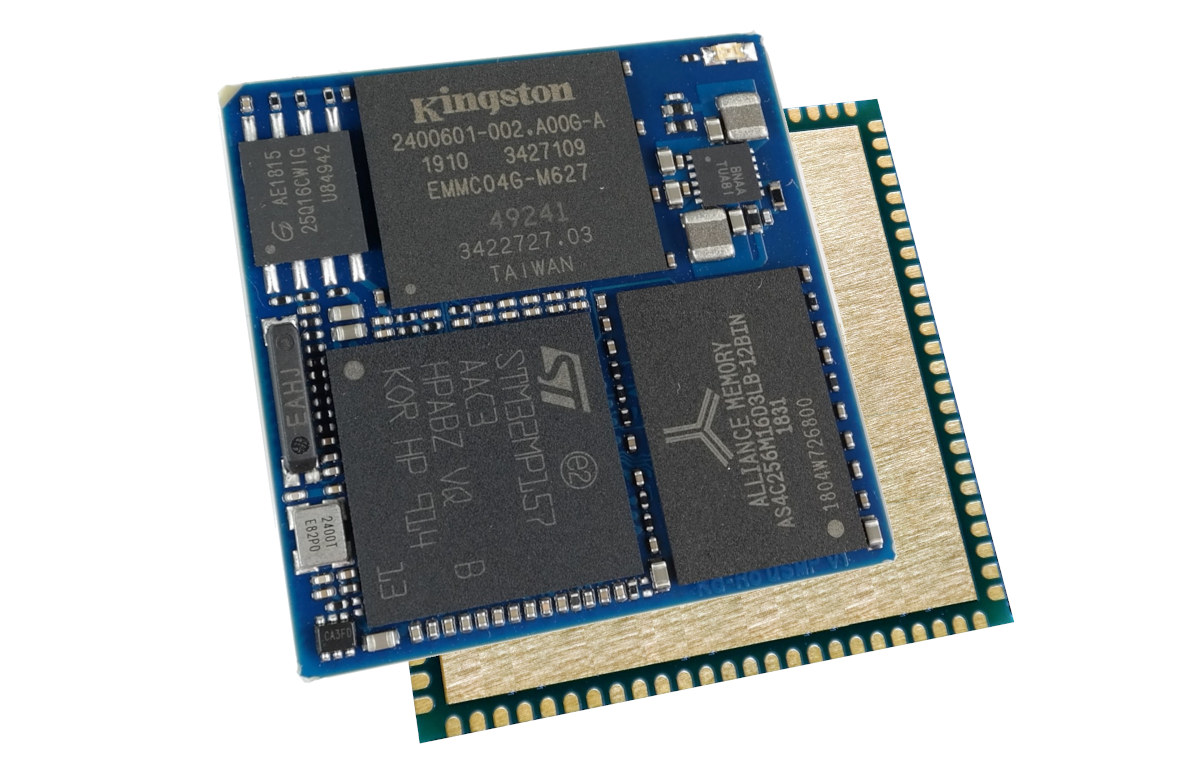 SoM provides ARM Cortex-A7 performance in QFN-style package SoM provides ARM Cortex-A7 performance in QFN-style package