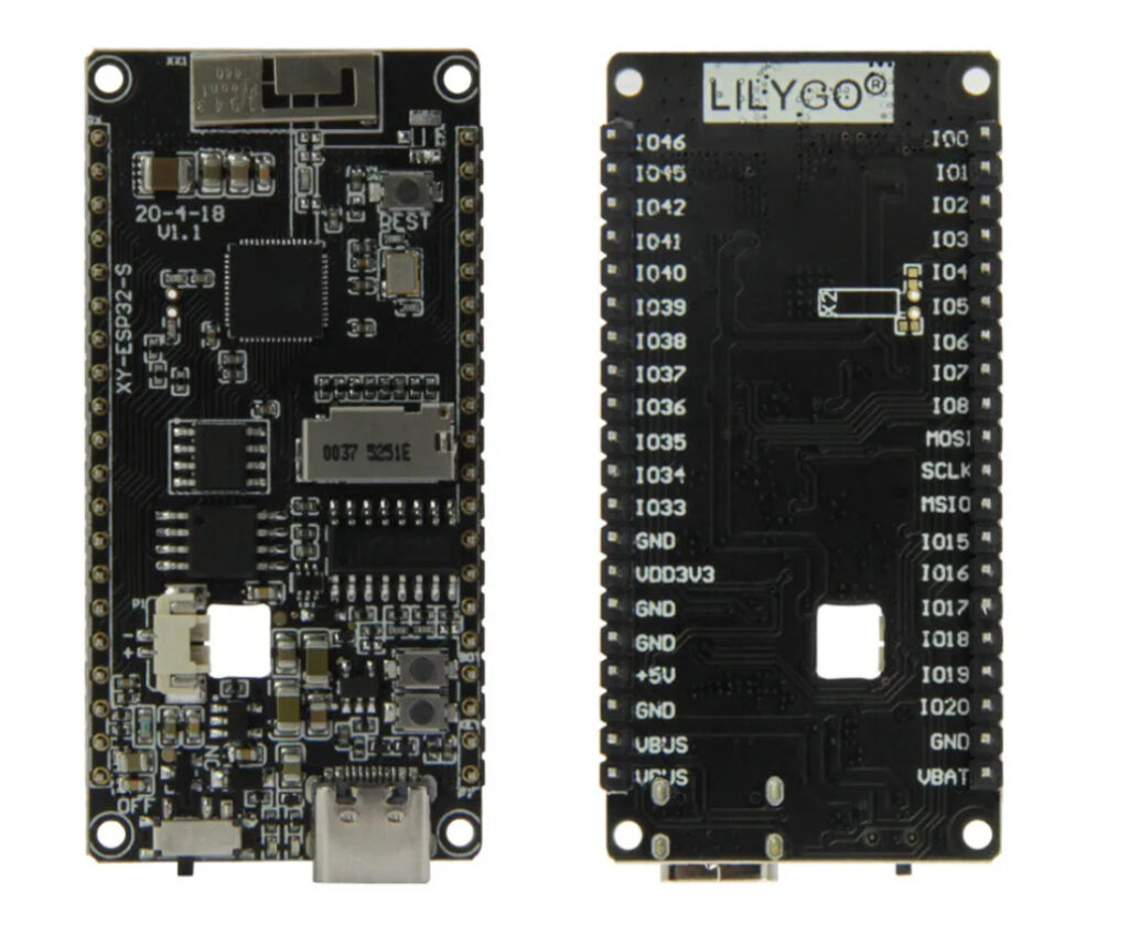 TTGO ESP32-S2 WiFi IoT Board offers an Optional MicroSD Card with a Battery Support