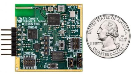 Low-power AI sensor board for machine learning at the edge
