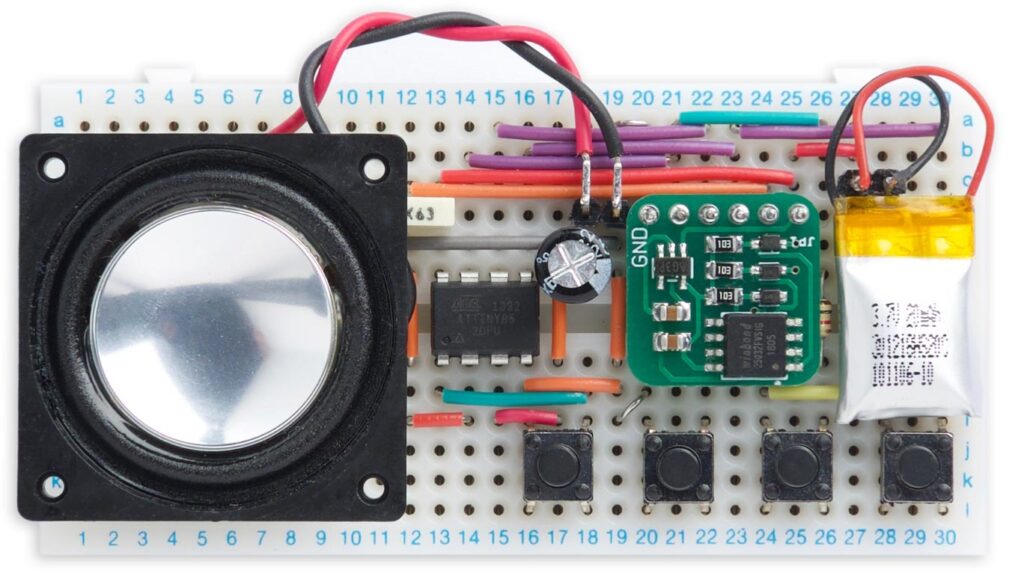 ATtiny85 Audio Sample Player