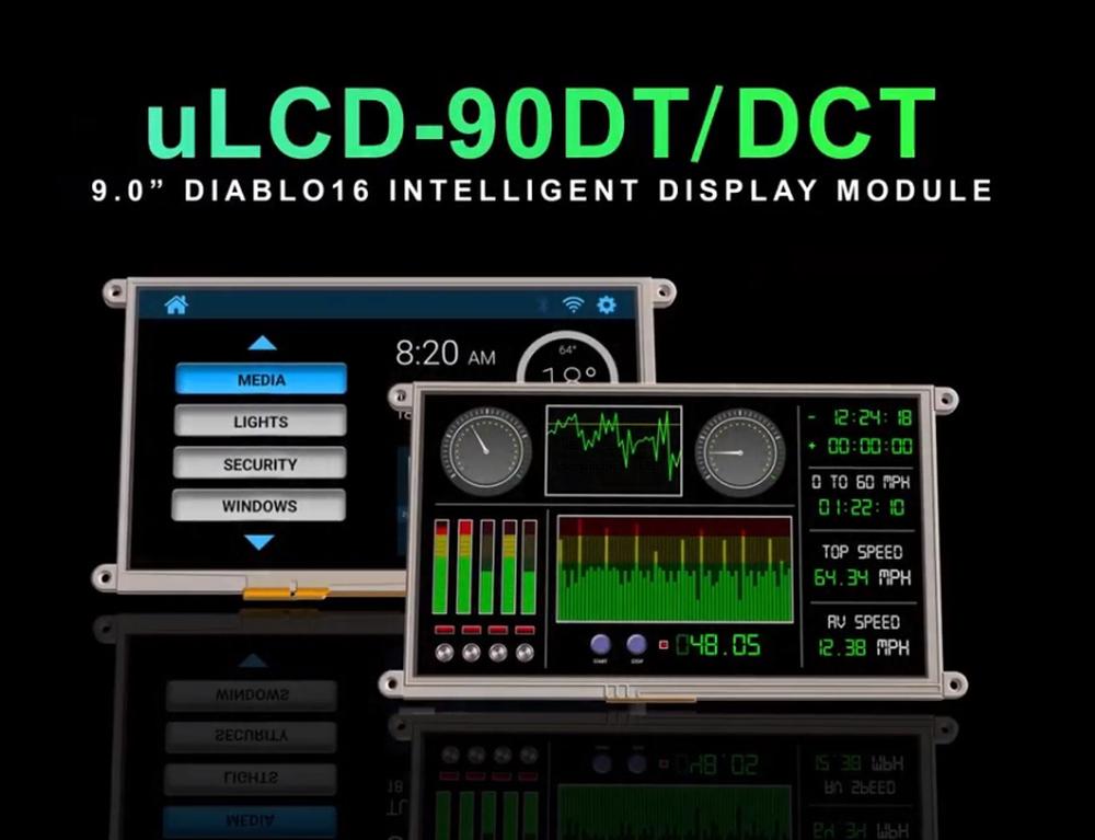 SOS electronic: 9″ intelligent embedded display uLCD-90 SOS electronic: 9″ intelligent embedded display uLCD-90