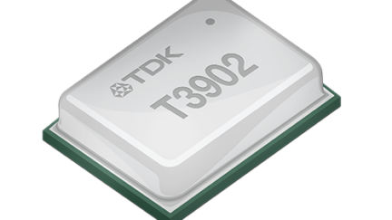 Tiny MEMS microphone features 185µA ultra-low power mode