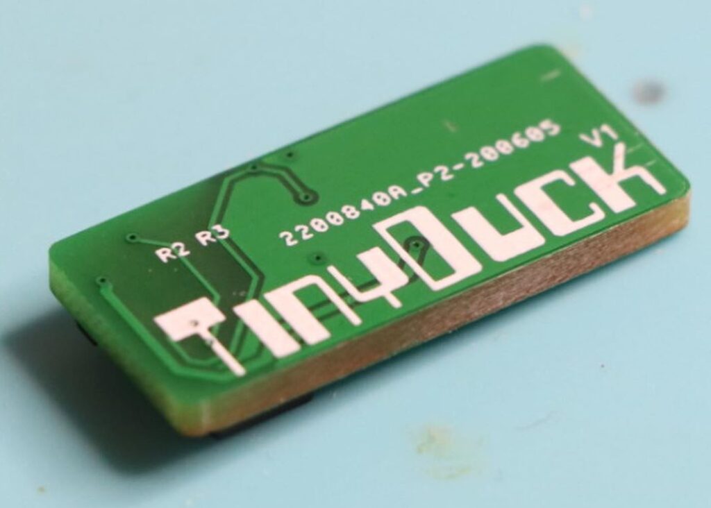 The super tiny USB Rubber Ducky The super tiny USB Rubber Ducky
