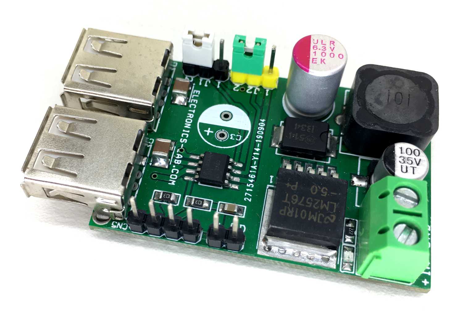 Dual USB Host/Hub Output with Constant Current Limit/Protection